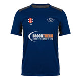 Wallasey Cricket Club Adult's Navy Pro Performance S/S Tee Shirt-Senior