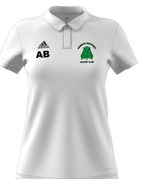 DNHC Ladies White Leisure Polo