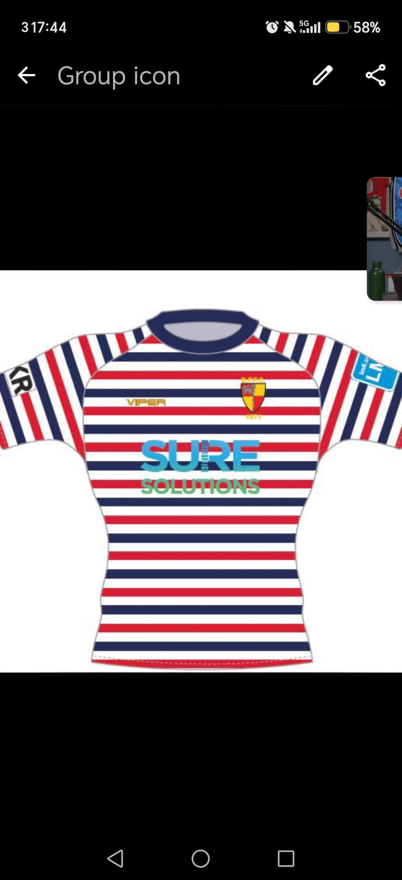 BPFC playing shirt
