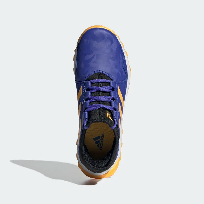 Adidas yellow 2025 hockey shoes