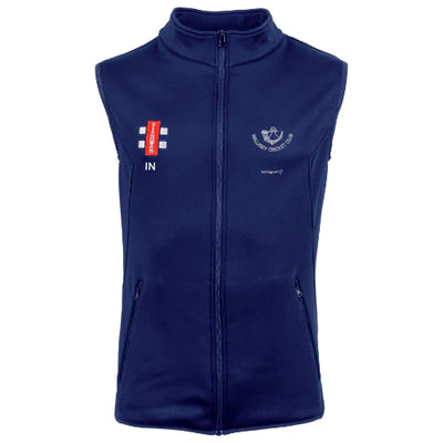 Wallasey Cricket Club Adult's Navy Storm Fleece Body Warmer