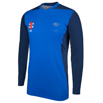 Wallasey Cricket Club Adult's Royal / Navy Pro Perf T20 Long Sleeve