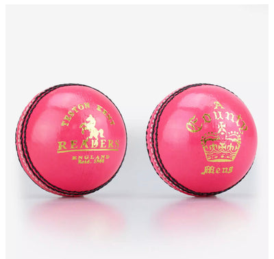 KOOKABURRA COUNTY CROWN PINK CRICKET BALL MENS, WOMENS & YOUTHS