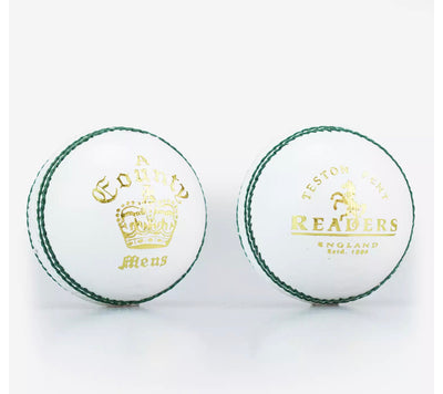 COUNTY CROWN WHITE CRICKET BAL